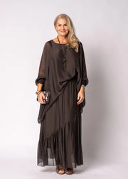 Isabetta Top in Chocolate Truffle