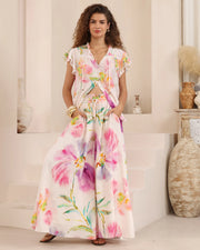 Water Colour Floral - Pants