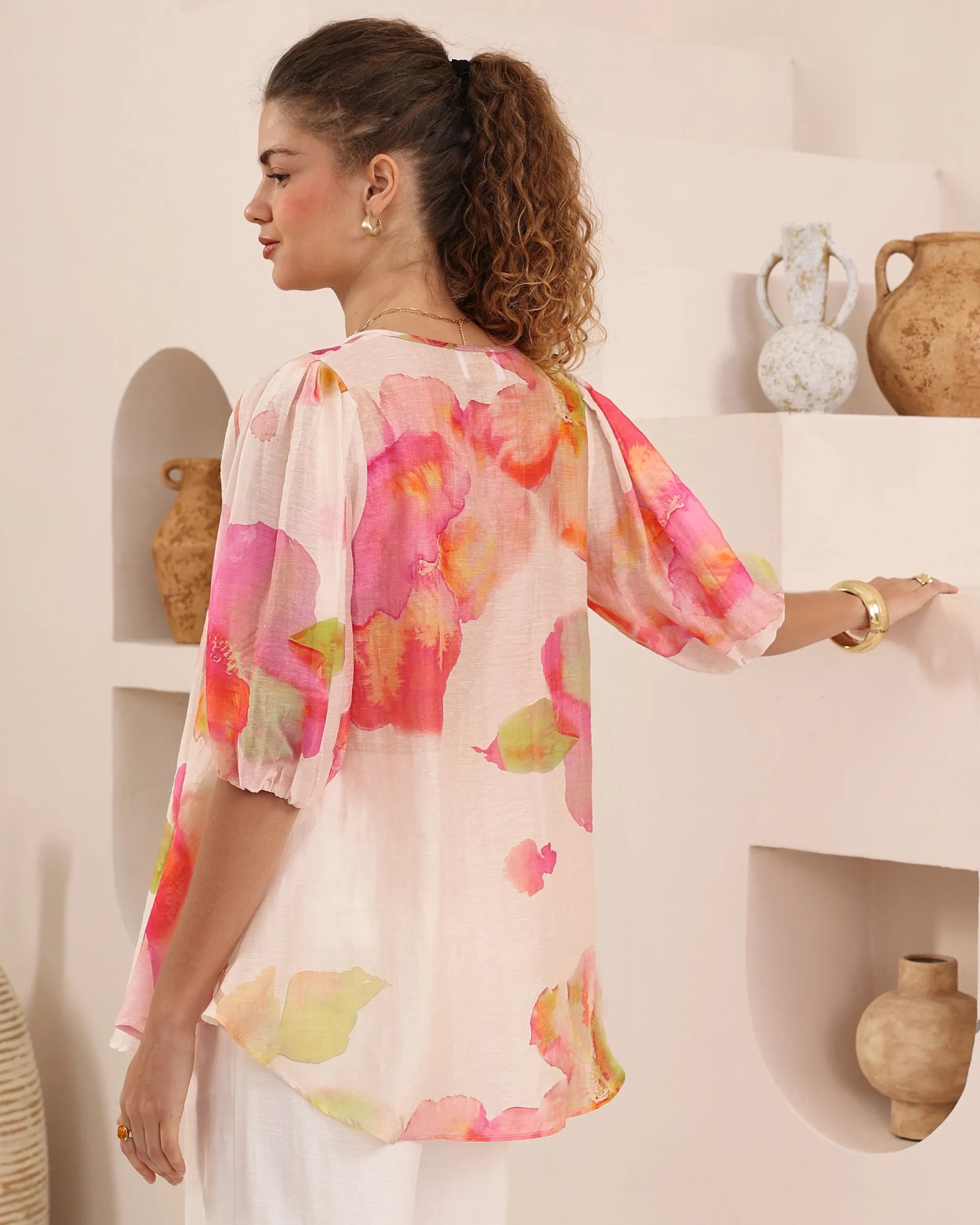 Iris Puff Sleeve Blouse