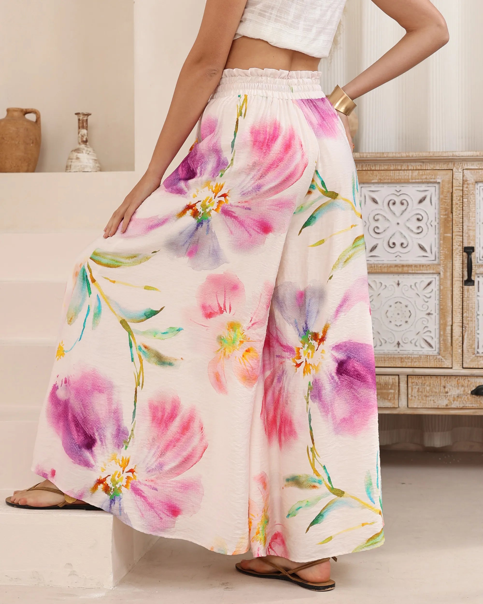 Water Colour Floral - Pants