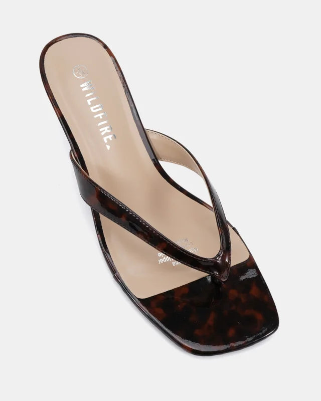 Triana Thong Heel - Choc Blend