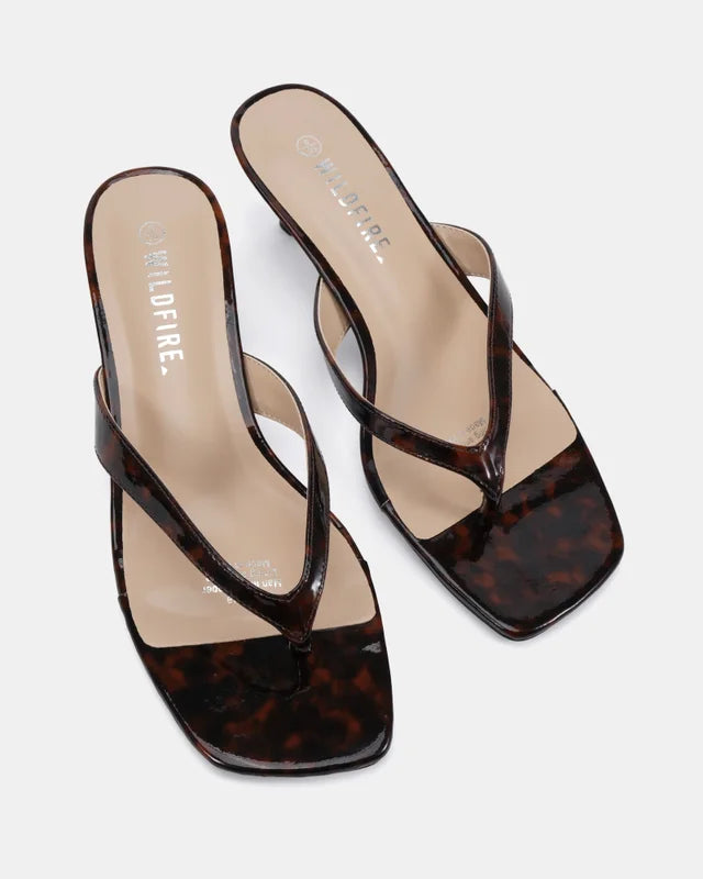 Triana Thong Heel - Choc Blend