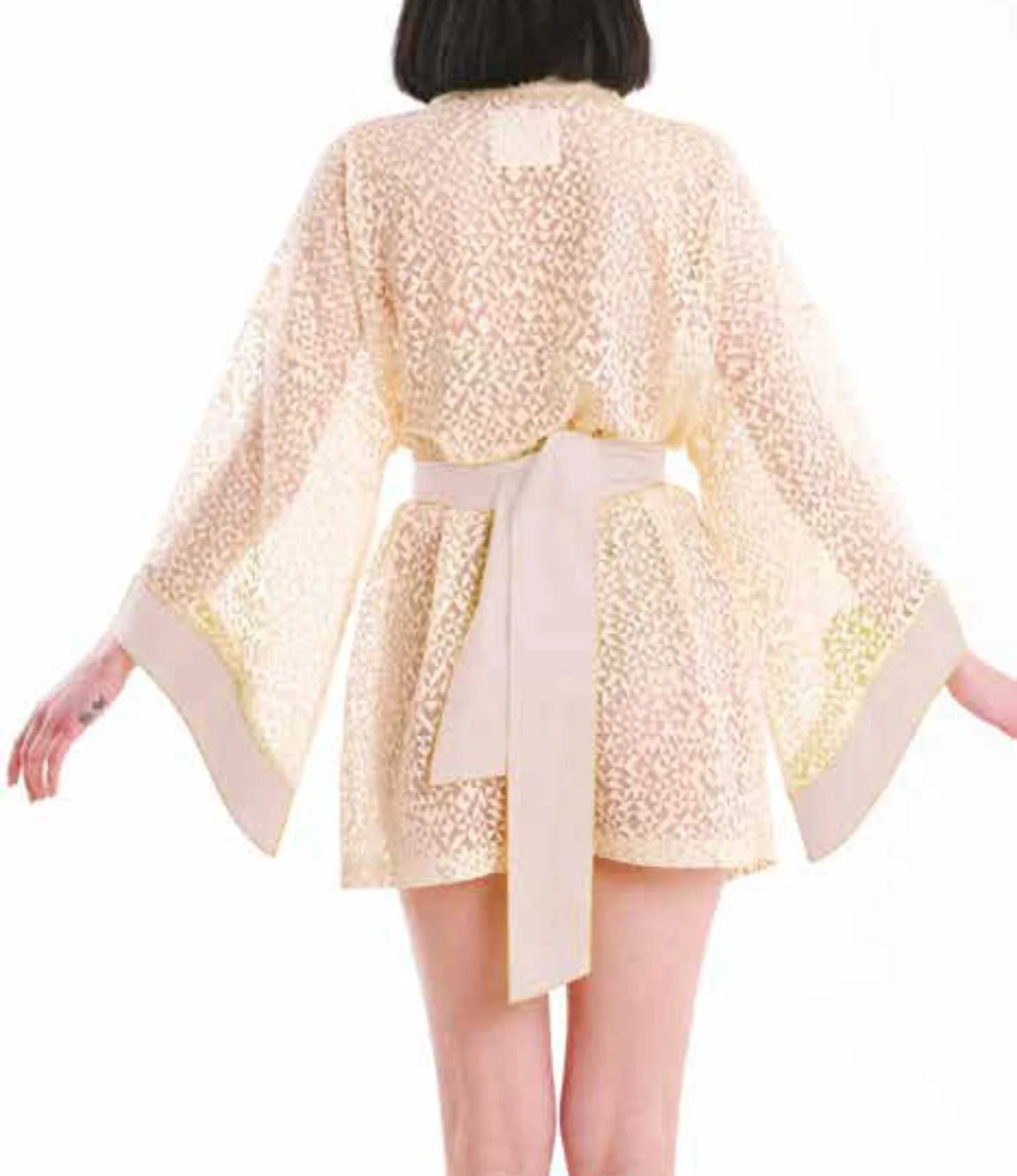 Myra Sheer Linen Kimono – One Size