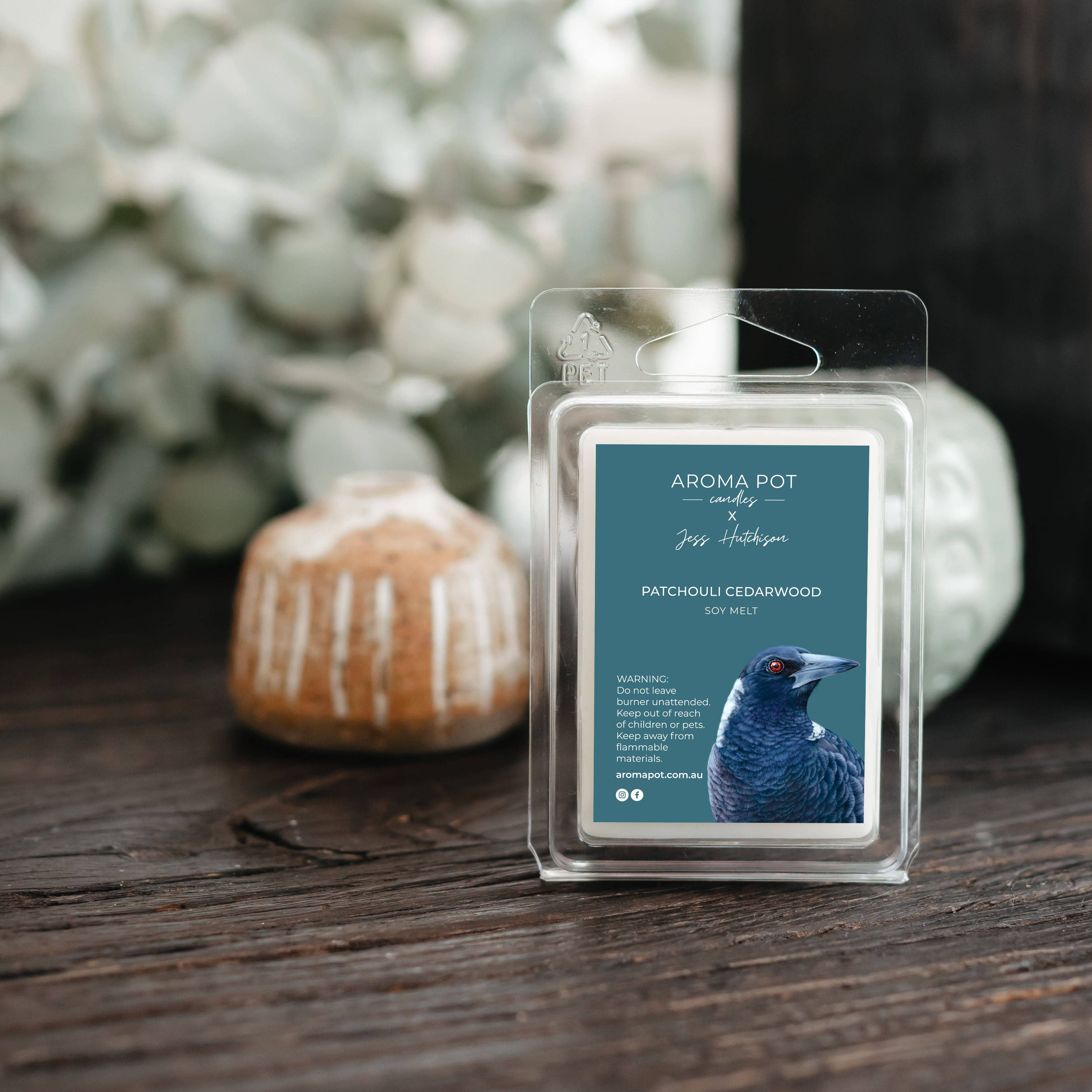 Australian artist soy melt | Patchouli Cedarwood