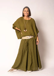 Mallory Linen Top