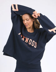 Interval Crew Navy With Peach