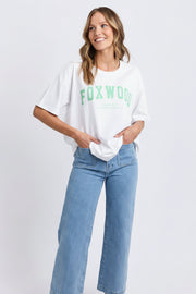 Interval Tee - White/Mint