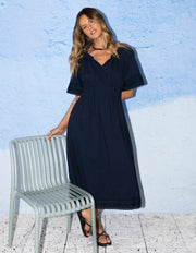 Juna Dress Dark Sapphire