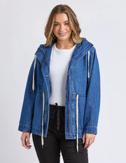 MID Kingston Anorak Mid Blue