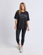 Metalic Interval Tee - Silver