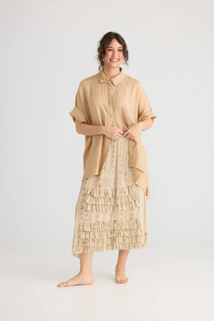 Miss Dandelion floral cotton skirt