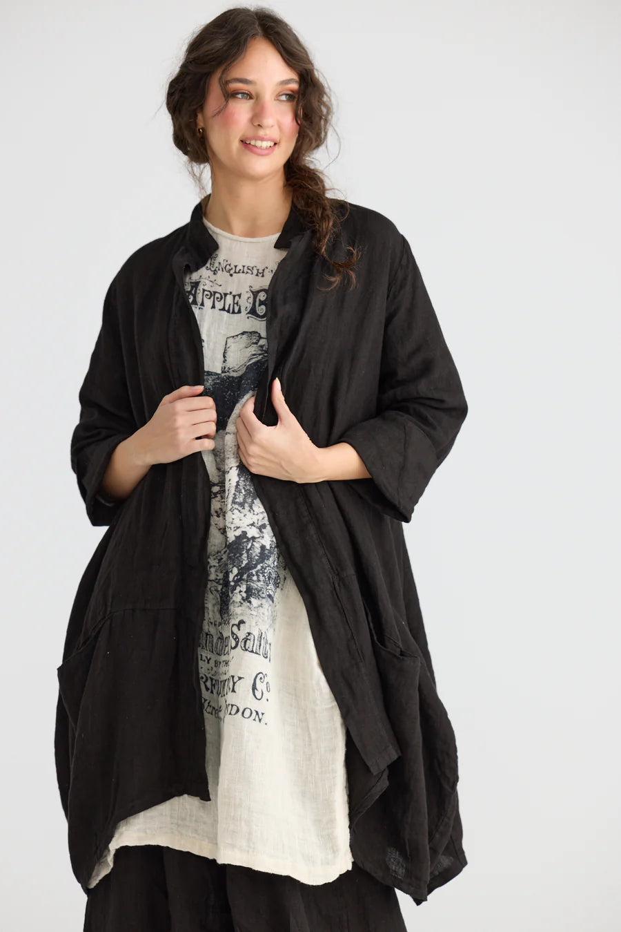 Secret Garden Linen Gauze dress