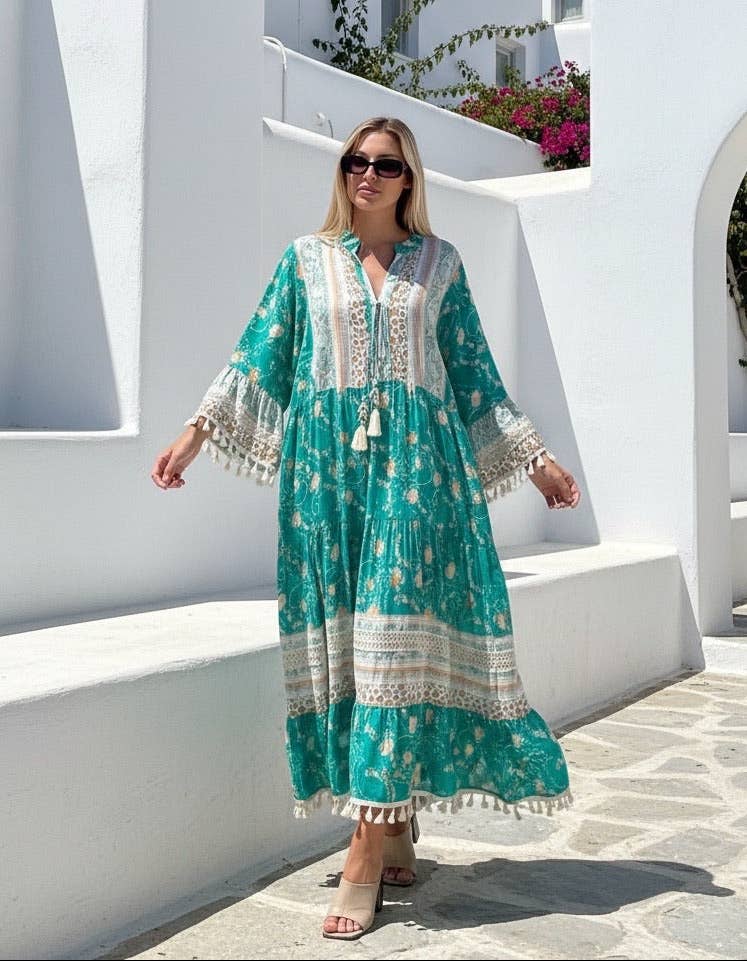 SIX EIGHT ONE DRESS - Teal