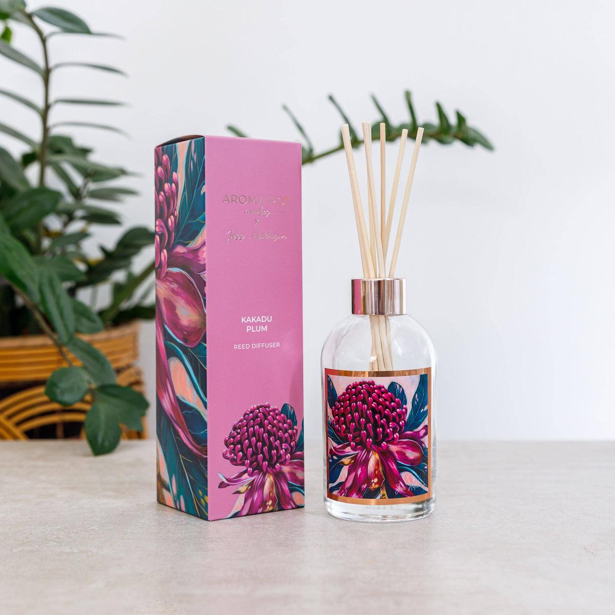 Artist Reed Diffusers Australian artist reed diffuser | Kakadu plum | 200ml – Becl'yn Boutique