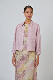 Linen Jacket in Radish - GA30