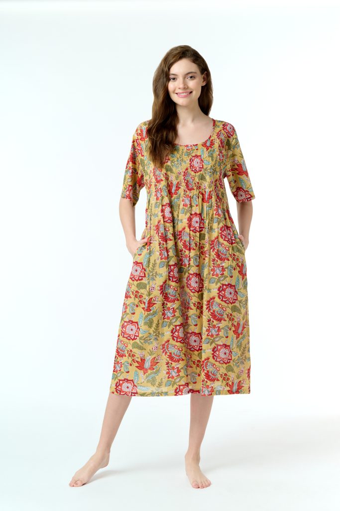 Arabella - Mustard Print