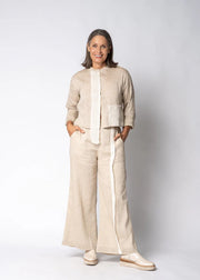 Emery Cotton Top in Latte
