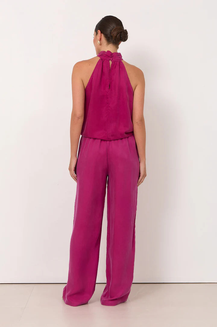 Kelly Cupro Pant (Magenta)