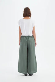 Pleat Front Palazzo Pant