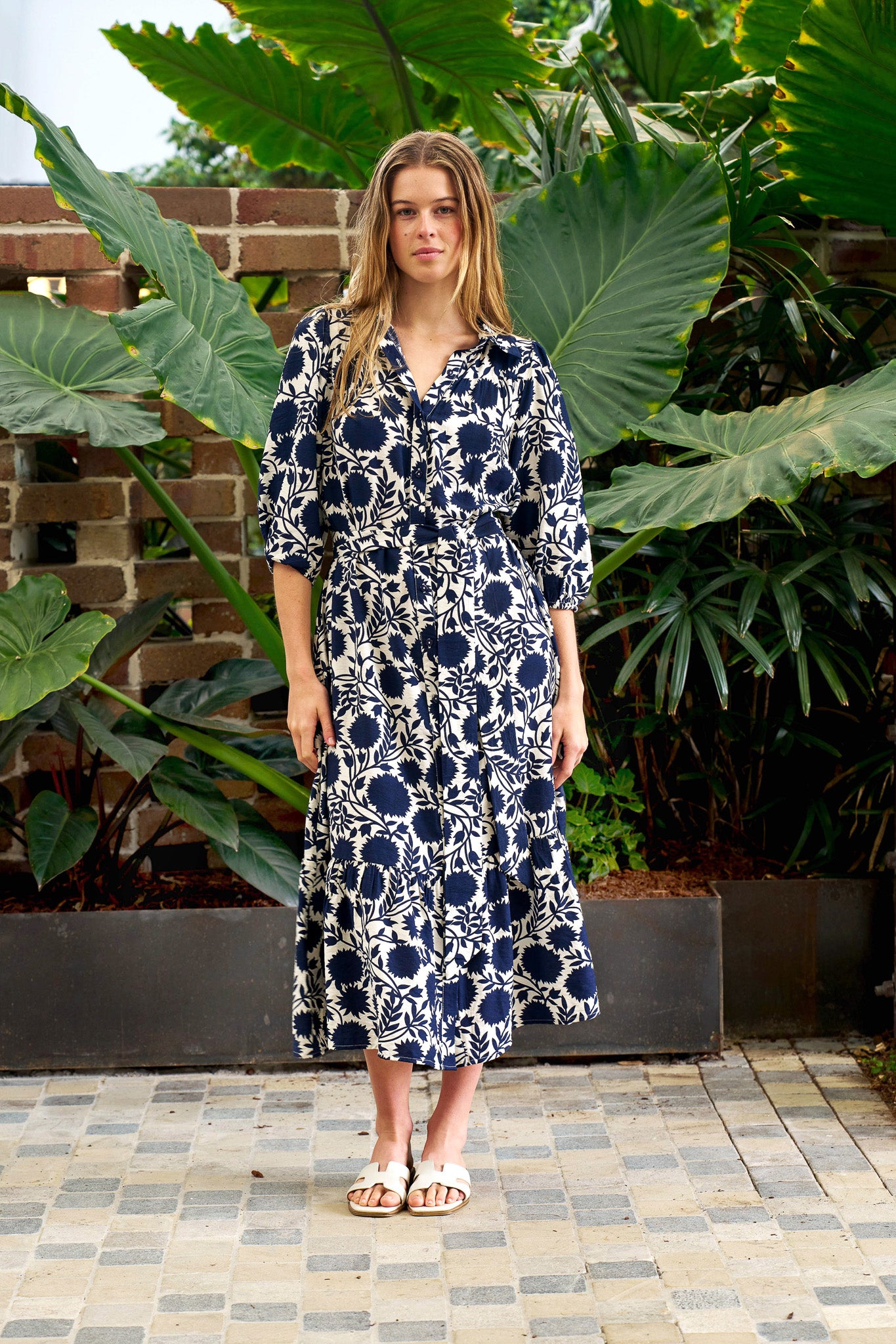New Boho Navy Dress