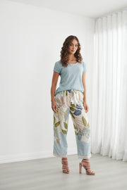 Rita Floriental Print Pant - CZ1205