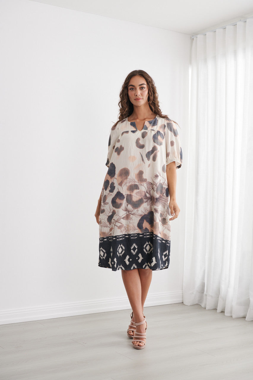 Ikat Safari Dress