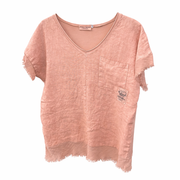Italian Made Linen Top