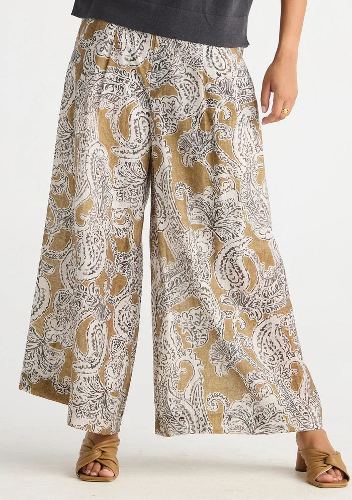 Easy Flow Pants - Paisly