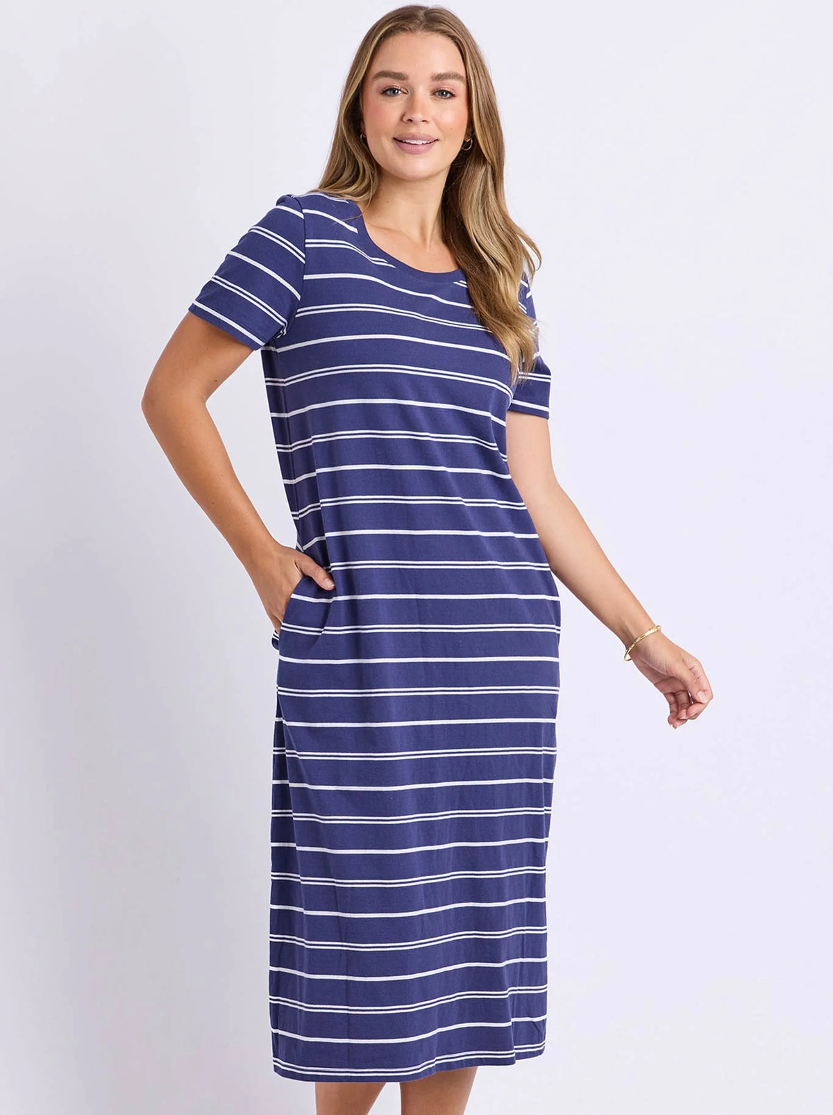 Jessa Dress Dress - Navy