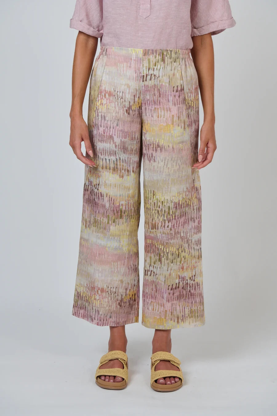 Linen Pants in Jardin - GA398