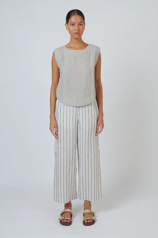 Linen Pants in Travertine - GA398