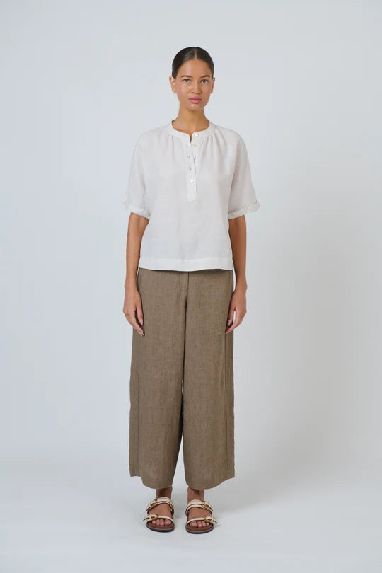 Linen Pants in Agate - GA398
