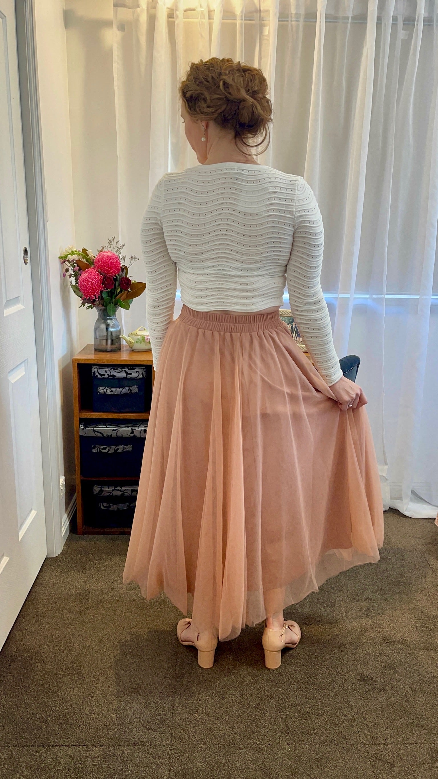 💕 Lipstick Tulle Skirt