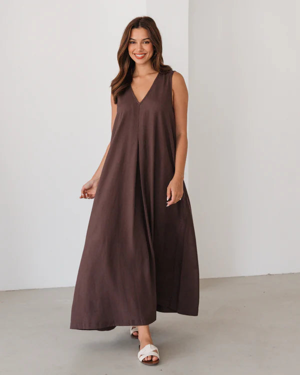 MIDI PLEAT DRESS
