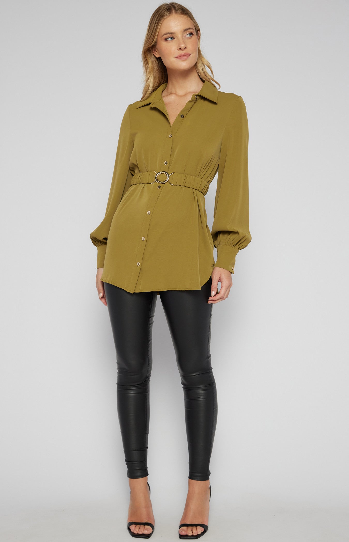 Textured Skinny Jeans with Zip Details
