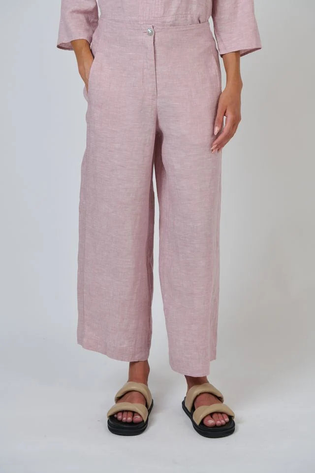 Linen Pants in Radish - GA698