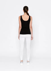 Essentials Reversible Rayon Tank - Black