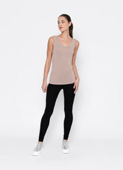 Essentials Reversible Rayon Tank - Nude