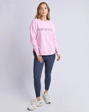 Simplified Metalic Crew - Bright Pink