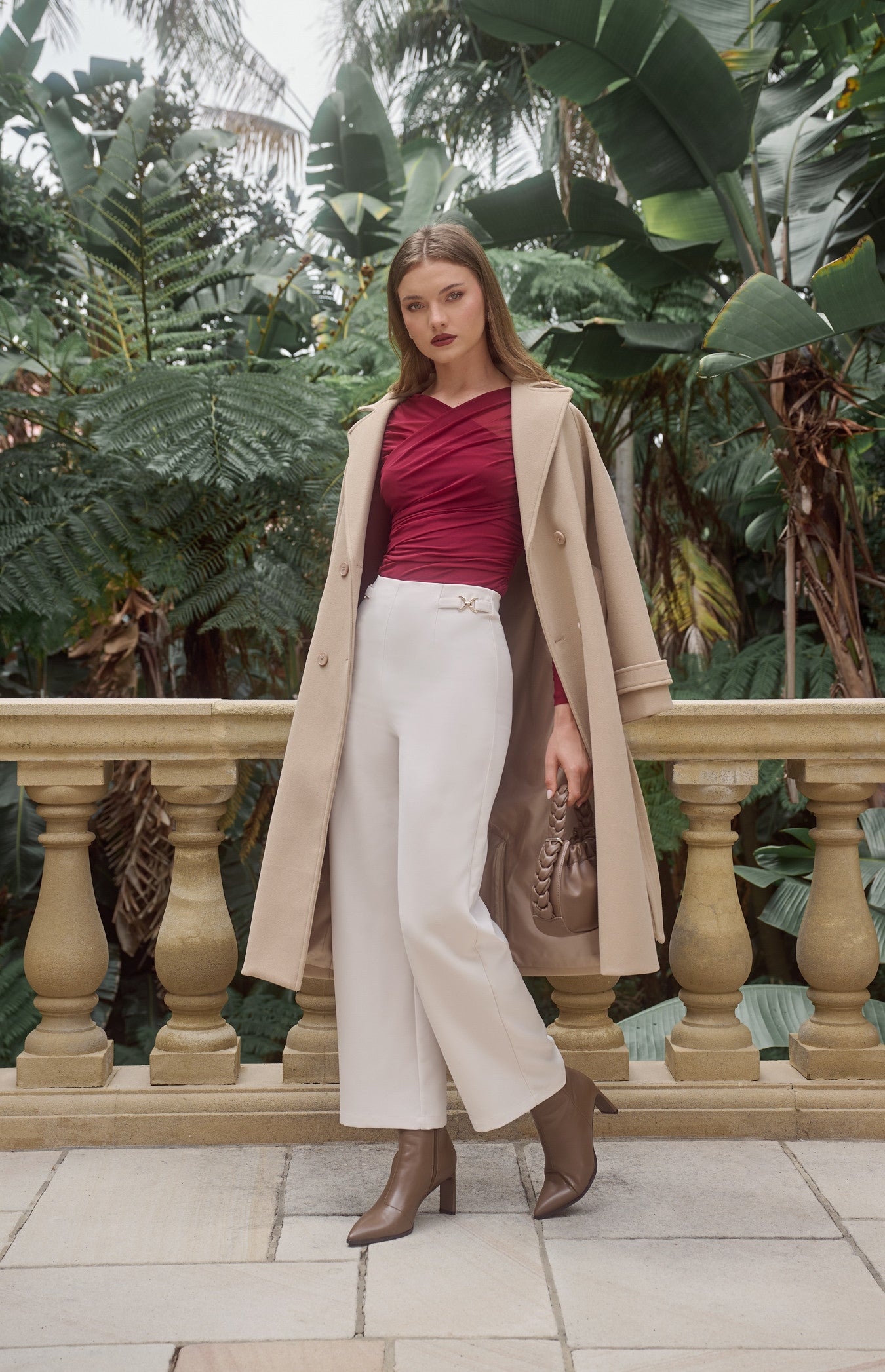 Heavyweight Felt Raglan Sleeve Coat