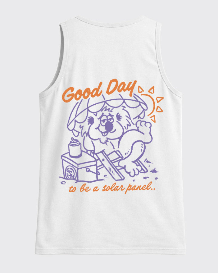 Solar Panel Singlet - White
