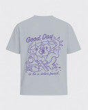 Solar Panel Tee - Ice Blue