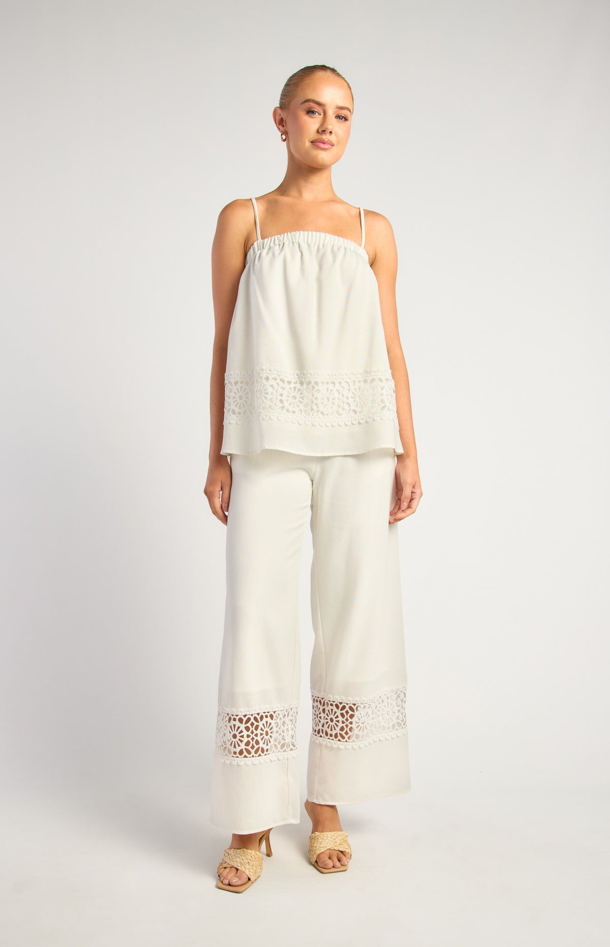 Embroidery Lace Trim Set