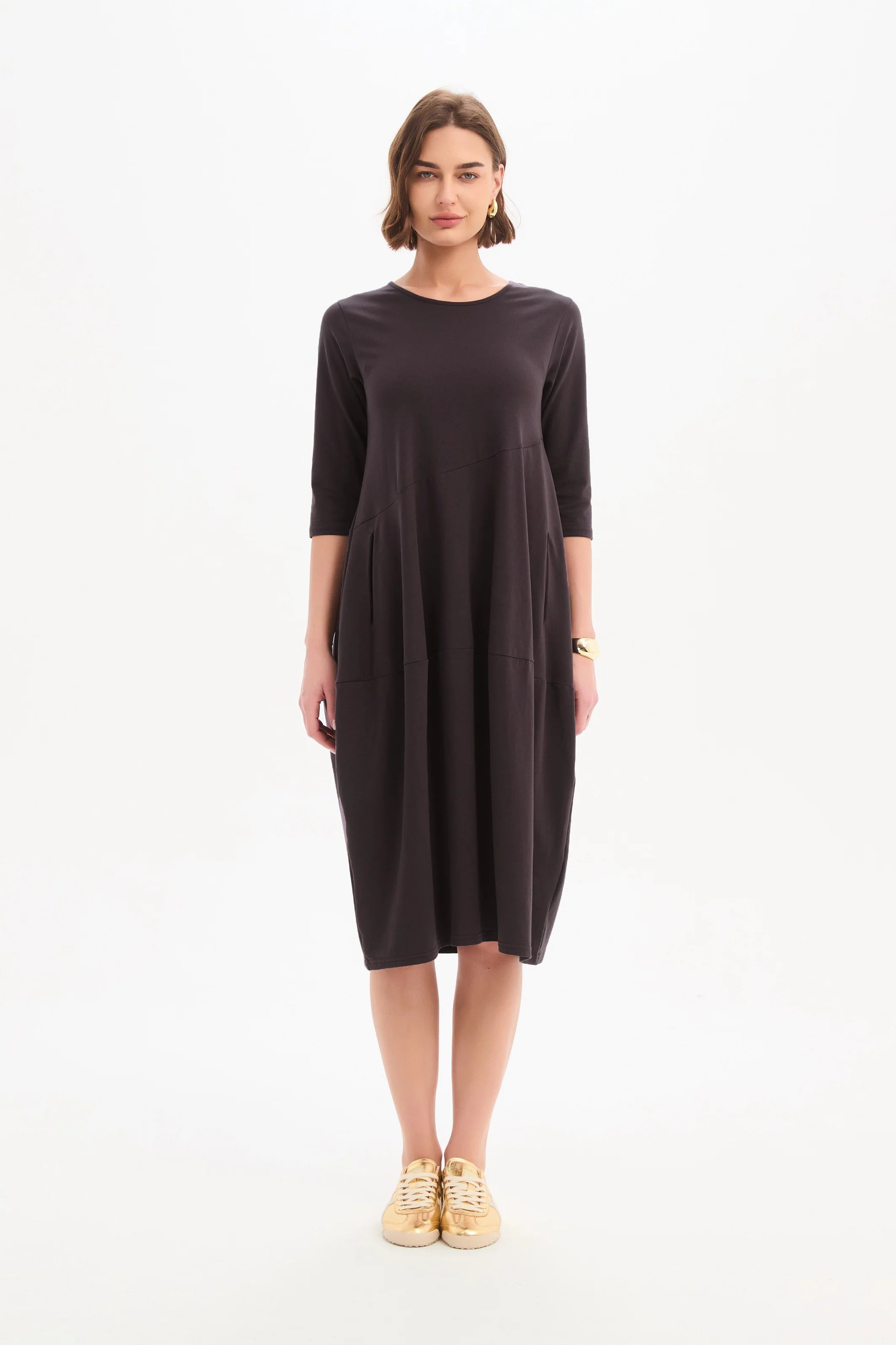 DIAGONAL SEAM WINTER DRESS