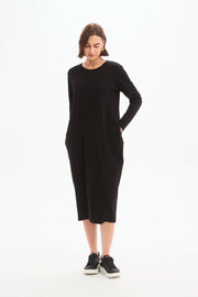 STRIPE BACK OVOID DRESS