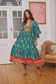 Melody Print Raya Maxi Dress
