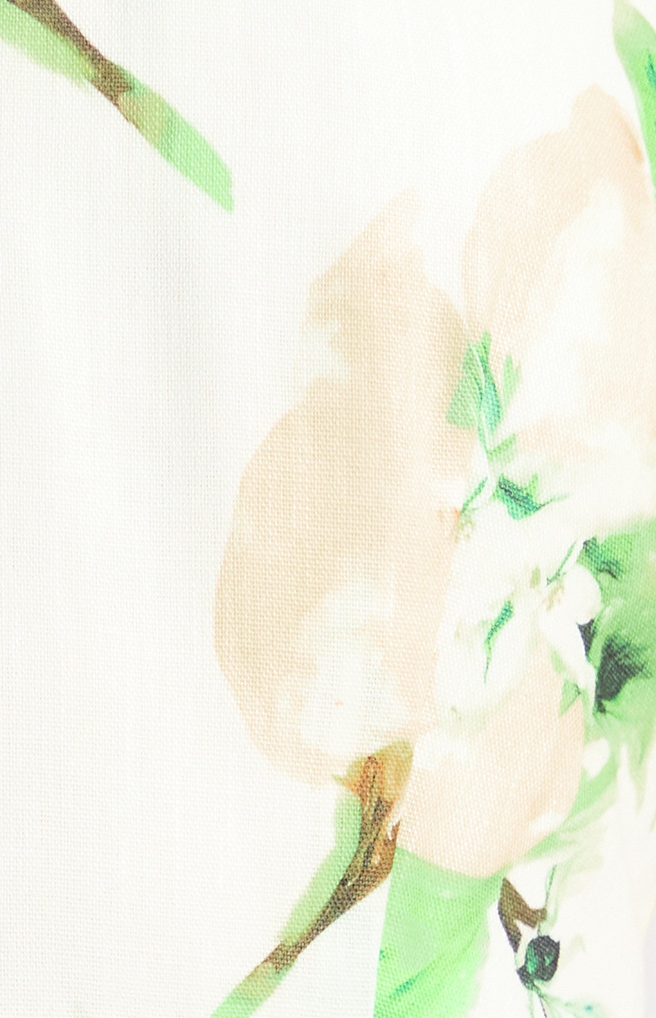 Marble Bead Halter Neckline Floral Midi Dress